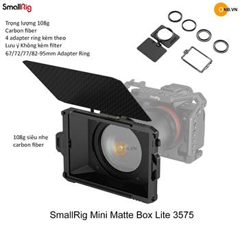 SmallRig Mini Matte Box Lite 3575 nhỏ gọn nhẹ nhất