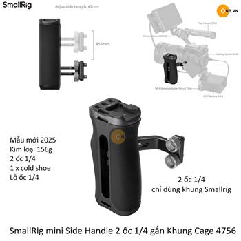 SmallRig mini Side Handle 2 ốc 1/4 gắn khung 4756