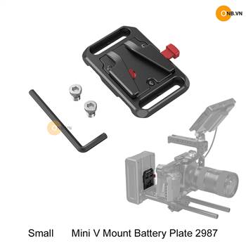 Small Mini V Mount Battery Plate 2987