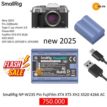 SmallRig NP-W235 Pin FujiFilm XT4 XT5 XH2 XS20 4266 AC