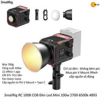 SmallRig RC 100B COB Đèn Led Mini 100w 2700-6500k 4893