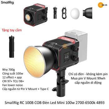 SmallRig RC 100B COB Đèn Led Mini 100w 2700-6500k 4893