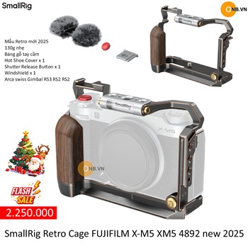 SmallRig Retro Cage FUJIFILM X-M5 XM5 4892