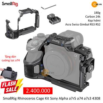 SmallRig Rhinoceros Cage Kit Sony Alpha a7r5 a74 a7s3 a7r4 4308