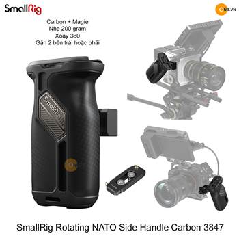 SmallRig Rotating NATO Side Handle Carbon 3847