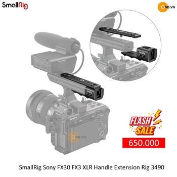 SmallRig Sony FX30 FX3 XLR Handle Extension Rig 3490