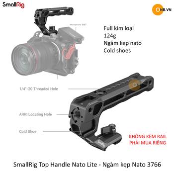 SmallRig Top Handle Nato Lite - Ngàm kẹp Nato 3766