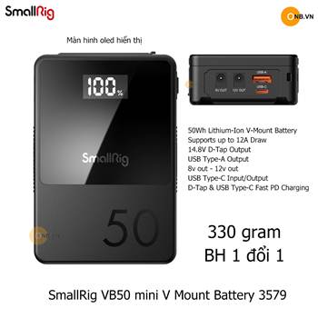 SmallRig VB50 mini V Mount Battery - Pin V Mount mẫu mới 3579