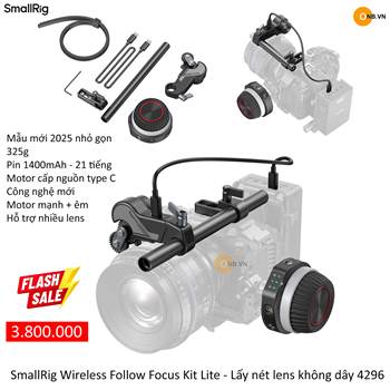 SmallRig Wireless Follow Focus Kit Lite - Lấy nét lens không dây 4296