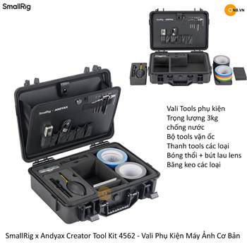 SmallRig x Andyax Creator Tool Kit 4562 - Vali Combo Phụ Kiện Máy Ảnh