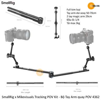 Small x Mikevisuals Tracking POV Kit - Bộ Tay Arm quay POV 4362