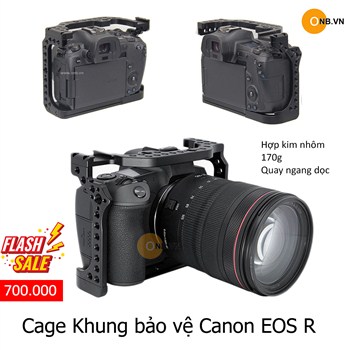 Cage Canon EOS R - Khung bảo vệ Rig kiêm quay phim Vlog