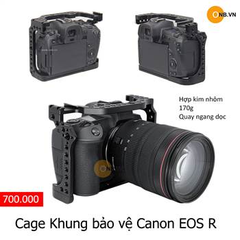 Cage Canon EOS R - Khung bảo vệ Rig kiêm quay phim Vlog