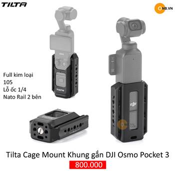 Tilta Cage DJI Osmo Pocket 3 - Mount Khung gắn Vlog