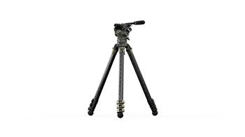 Tilta CT08 75mm Cine Fluid Head Carbon Fiber Tripod Legs 8kg - Forest Camo