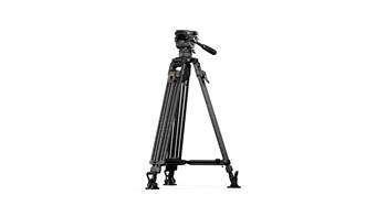 Tilta CT08A 75mm Cine Fluid Head with 2-Stage One Touch Carbon Fiber Tripod Legs 8KG