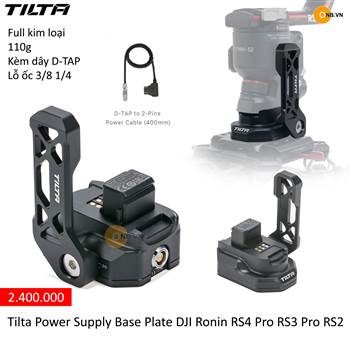 Tilta Power Supply Base Plate DJI Ronin RS4 Pro RS3 Pro RS2