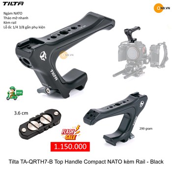 Tilta Top Handle Compact NATO kèm Rail - Black