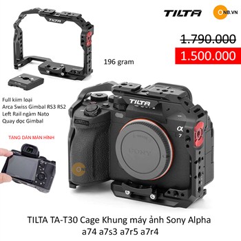 TILTA TA-T30 Cage Sony Alpha a74 - a7s3 - a7r5 - a7r4