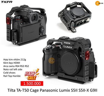 Tilta TA-T50 Cage Panasonic Lumix S5II S5II-X G9II