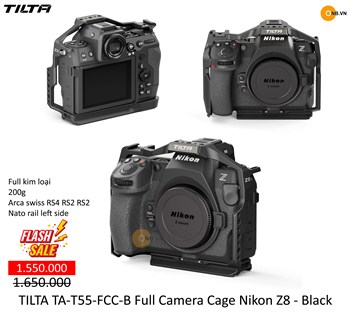 TILTA TA-T55-FCC-B Full Camera Cage Nikon Z8 - Black