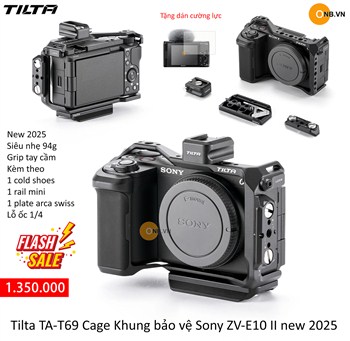 Tilta TA-T69 Cage Khung bảo vệ Sony ZV-E10 II new 2025