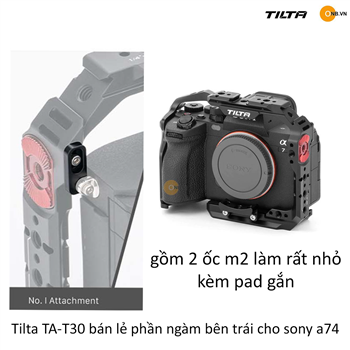 Titla TA-T30 bán lẻ phần bên trái gắn sony a74 - 2 ốc nhỏ và ngàm