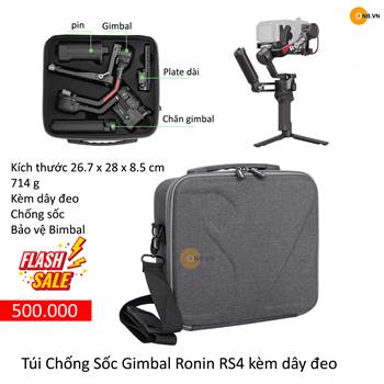 Túi Chống Sốc Gimbal Ronin RS4 kèm dây đeo bản gọn nhẹ nhất 2024