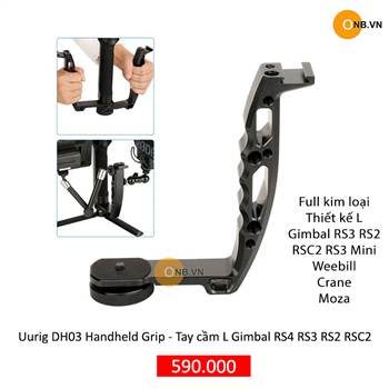 Uurig DH03 Tay cầm hỗ trợ quay Gimbal RS3 RS2 Weebill